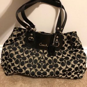 Genuine Black coach purse